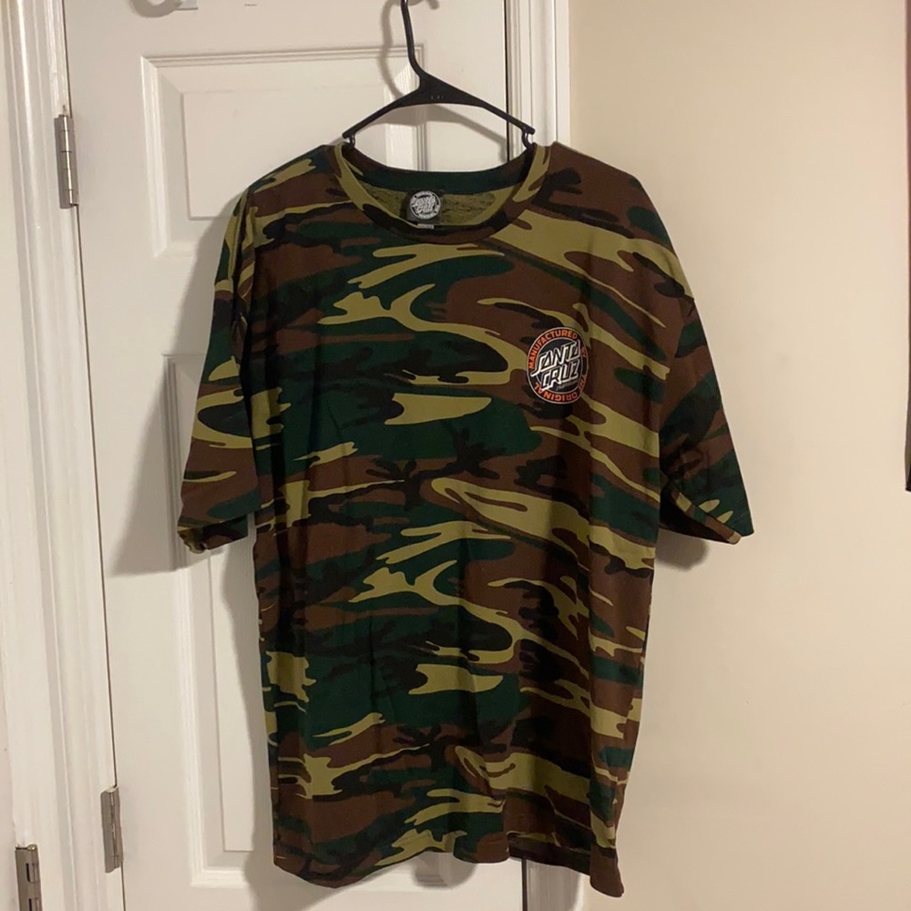 Santa Cruz camo shirt